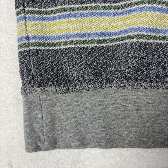 Quicksilver Men's Striped  Kangaroo Pockets Pullover Hoodie Size‎ S - Picture 9 of 11